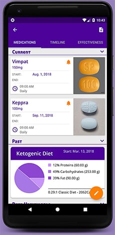 REcord epilepsy medication