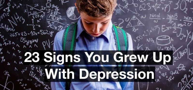 School boy stands in front of chalkboard with his head down, and the title of the article appears over the image