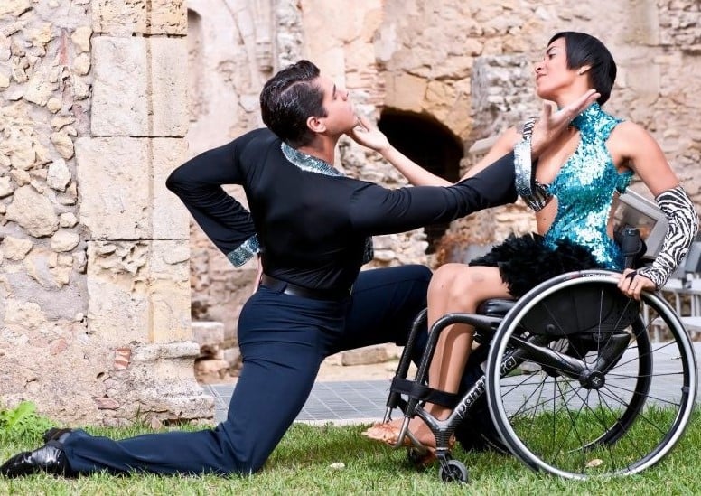 Nuno Sabroso & Daniele Oliveira, who compete internationally together