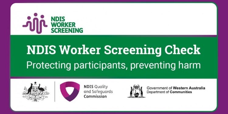 NDIS Worker Screening Check banner